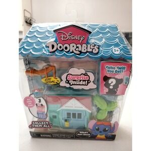 Disney Doorables Stitch's Surf Shack Playset - Blue, Pink, Green